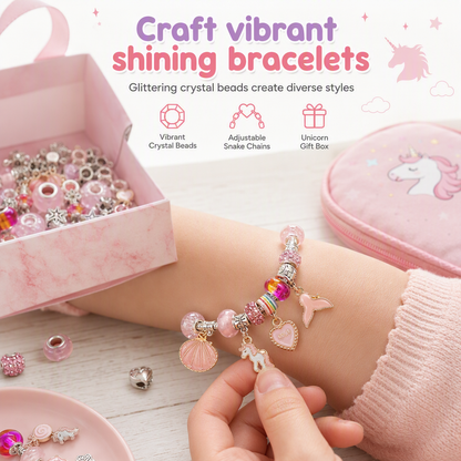Craft Any Bracelet Instantly! No-Screen DIY Charm Kit