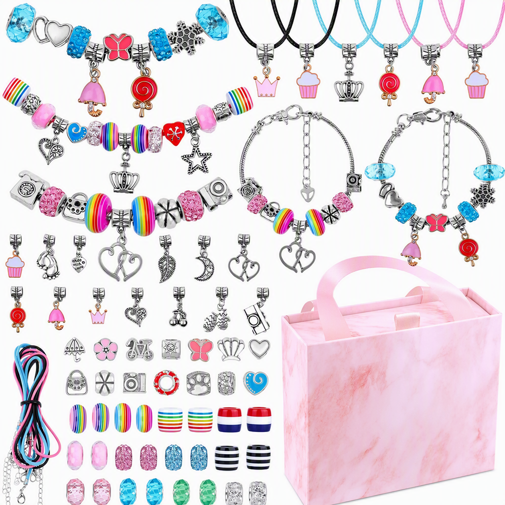 Craft Any Bracelet Instantly! No-Screen DIY Charm Kit