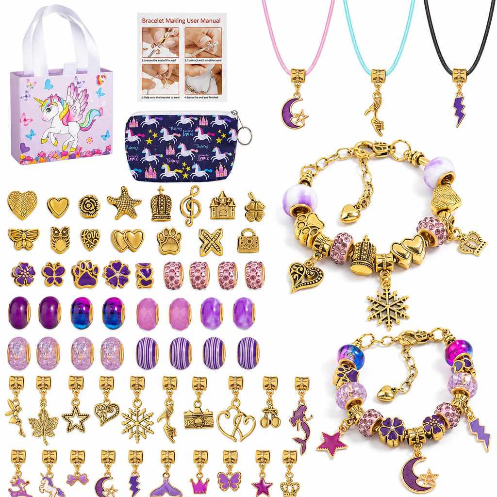 Craft Any Bracelet Instantly! No-Screen DIY Charm Kit
