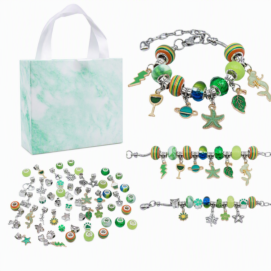 Craft Any Bracelet Instantly! No-Screen DIY Charm Kit