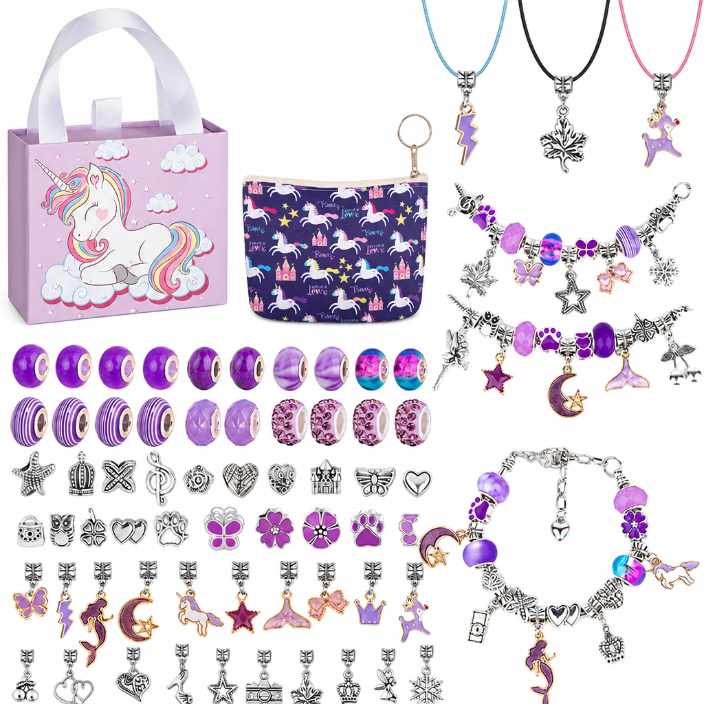 Craft Any Bracelet Instantly! No-Screen DIY Charm Kit