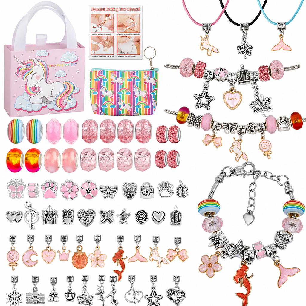 Craft Any Bracelet Instantly! No-Screen DIY Charm Kit
