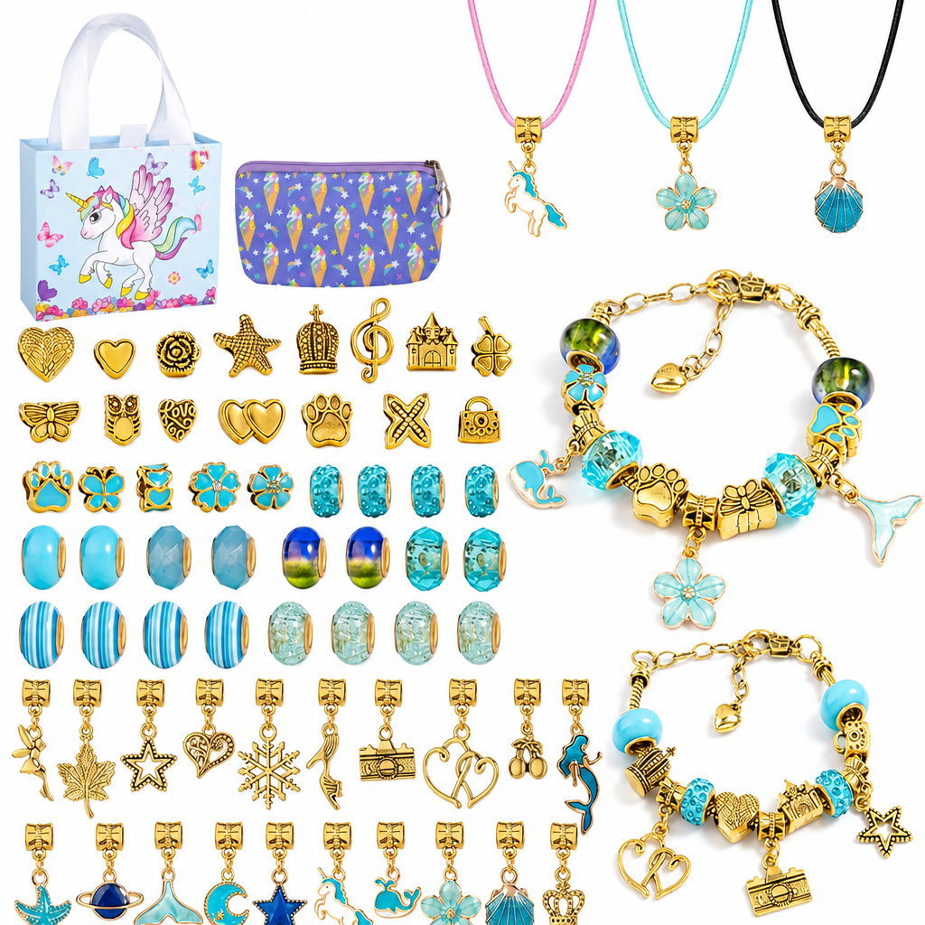 Craft Any Bracelet Instantly! No-Screen DIY Charm Kit