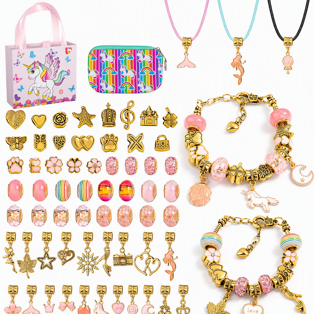 Craft Any Bracelet Instantly! No-Screen DIY Charm Kit