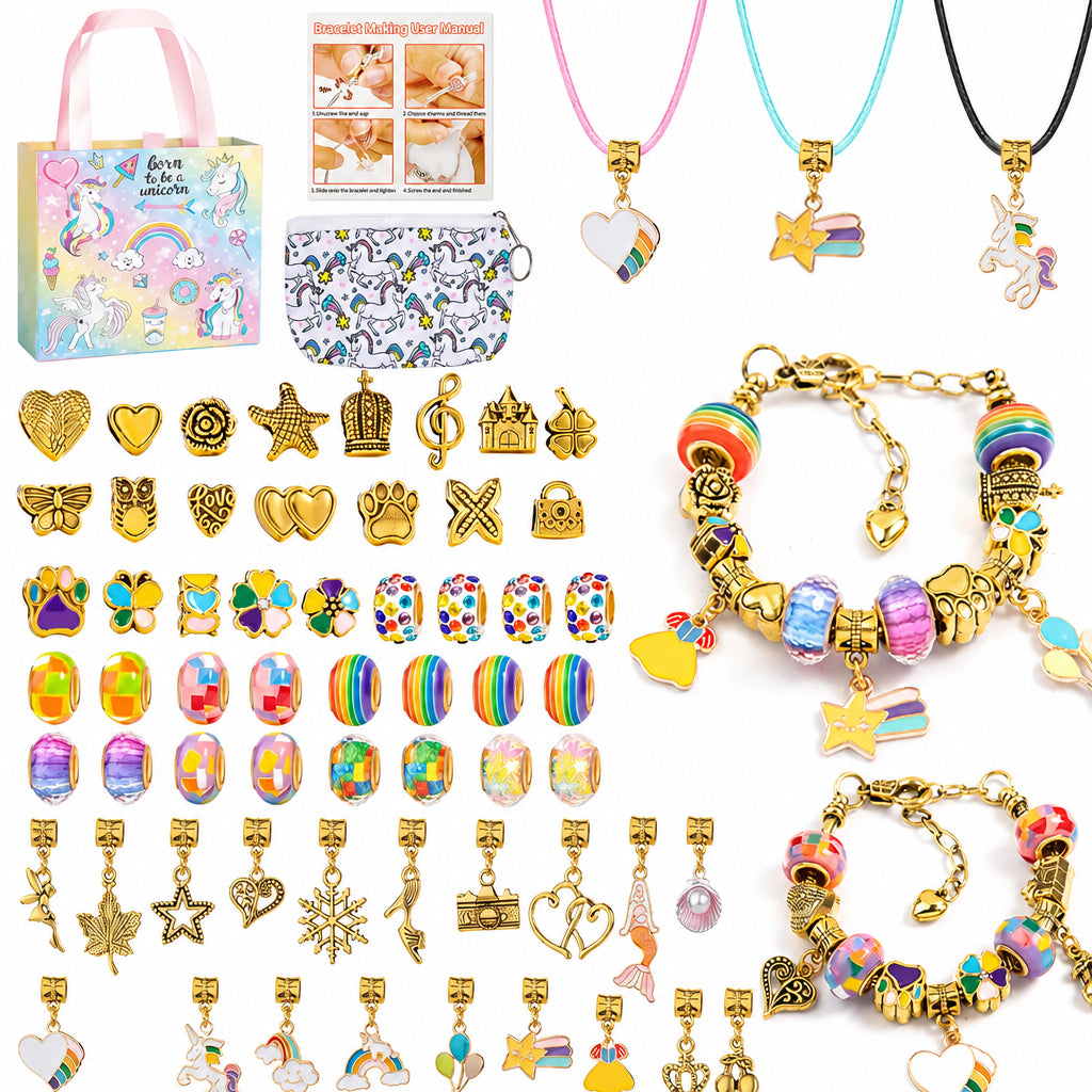 Craft Any Bracelet Instantly! No-Screen DIY Charm Kit
