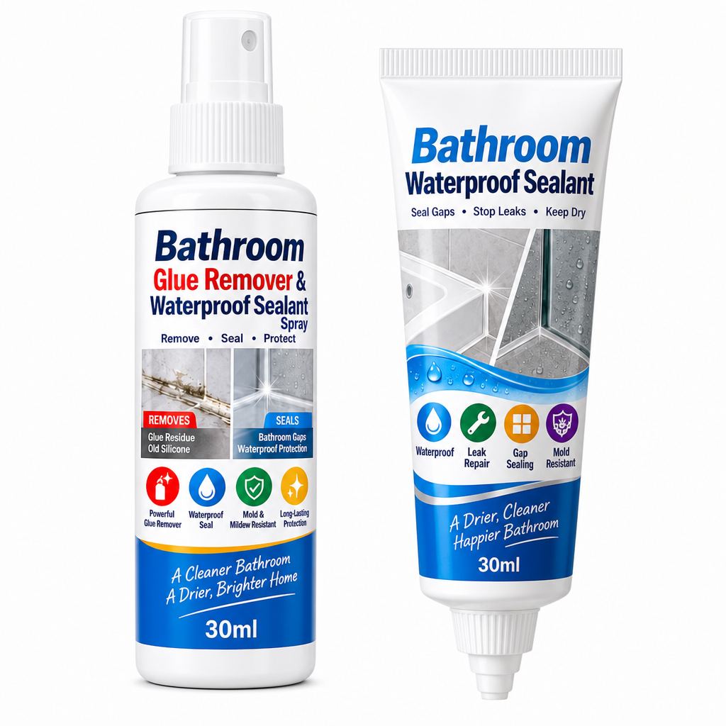 Bathroom Glue Remover and Waterproof Sealant Set
