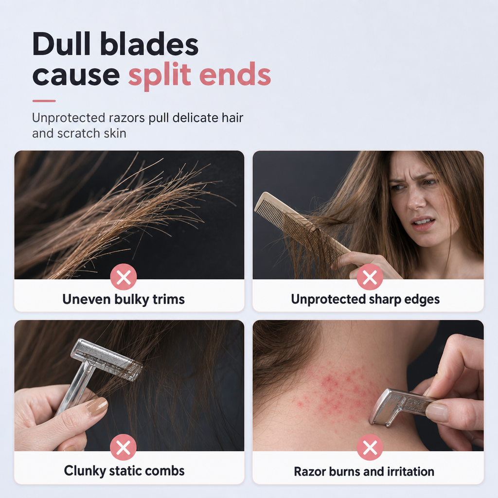 5 in 1 Portable Hair Thinning Comb and Hair Cutter