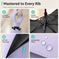 Portable 5-Fold Pocket Sun and Rain Umbrella