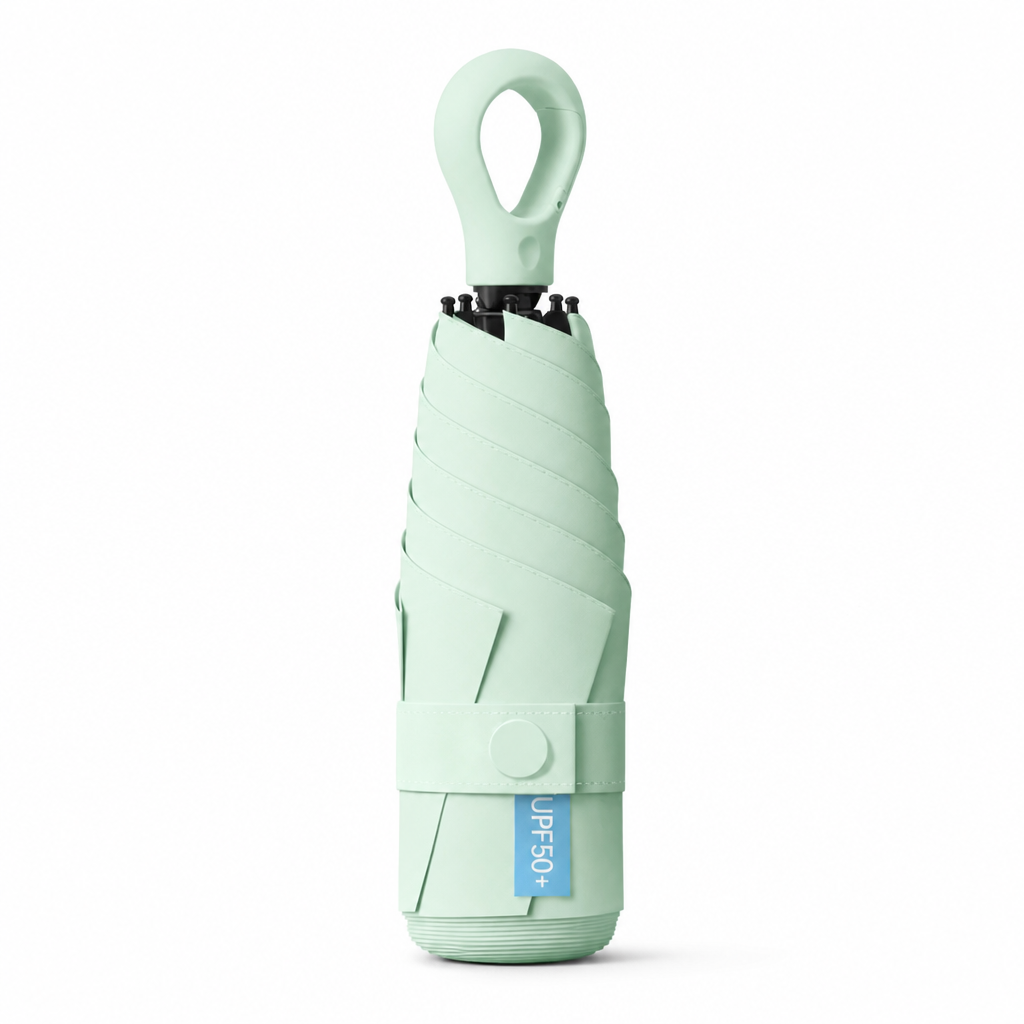 Portable 5-Fold Pocket Sun and Rain Umbrella