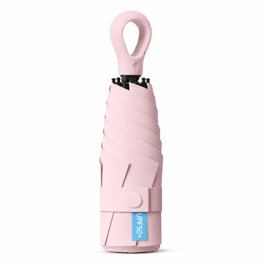 Portable 5-Fold Pocket Sun and Rain Umbrella