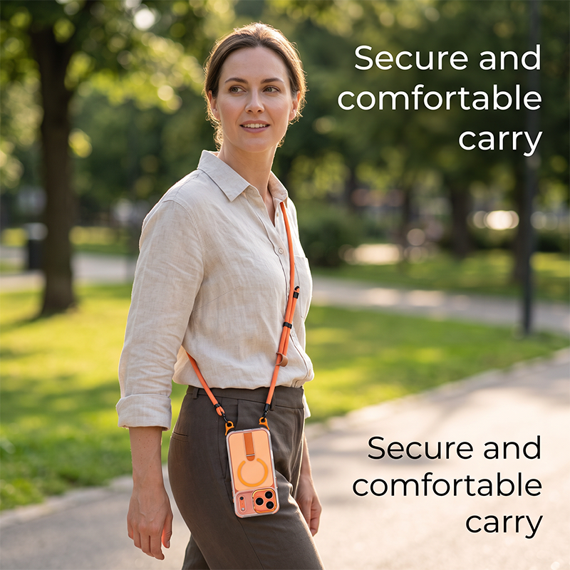 Multi-Functional Phone Case with Lanyard Set