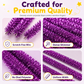 100-Piece Glitter Chenille Stems for DIY Crafts