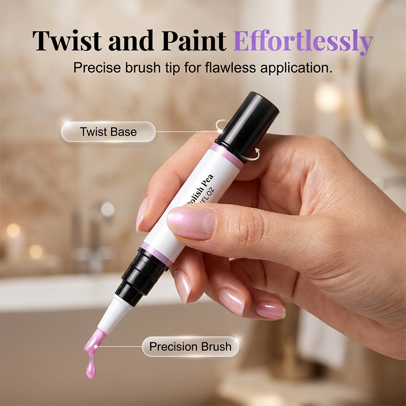 Get Salon Nails Instantly! No-Mess Twist-Pen Gel Polish Set