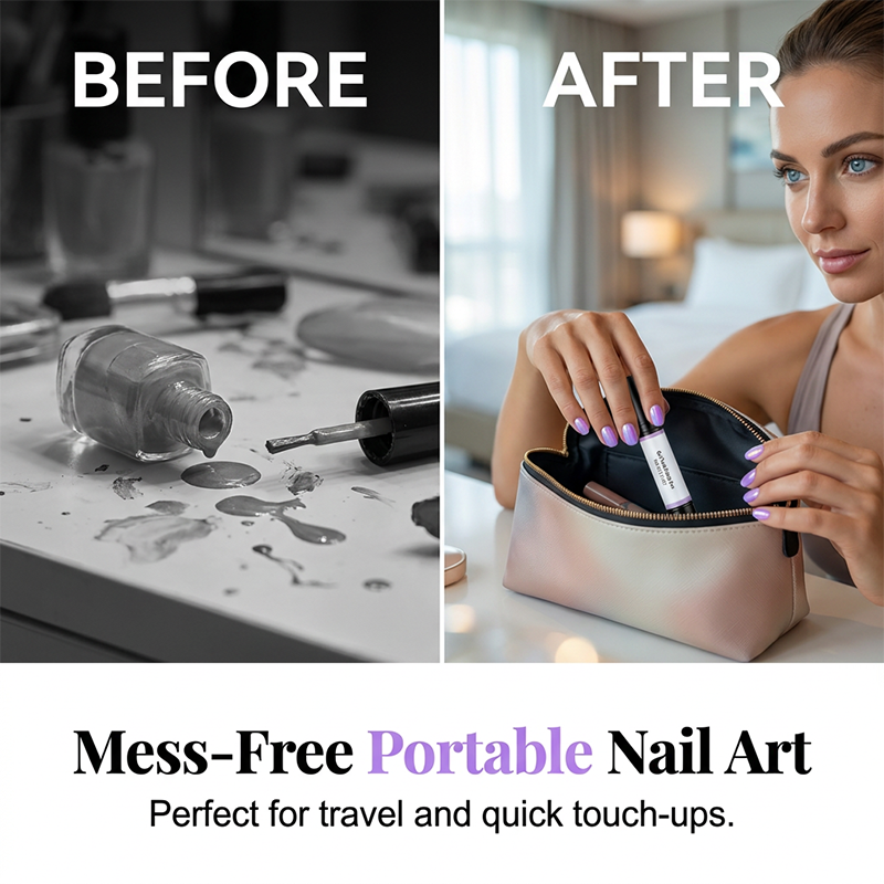Get Salon Nails Instantly! No-Mess Twist-Pen Gel Polish Set