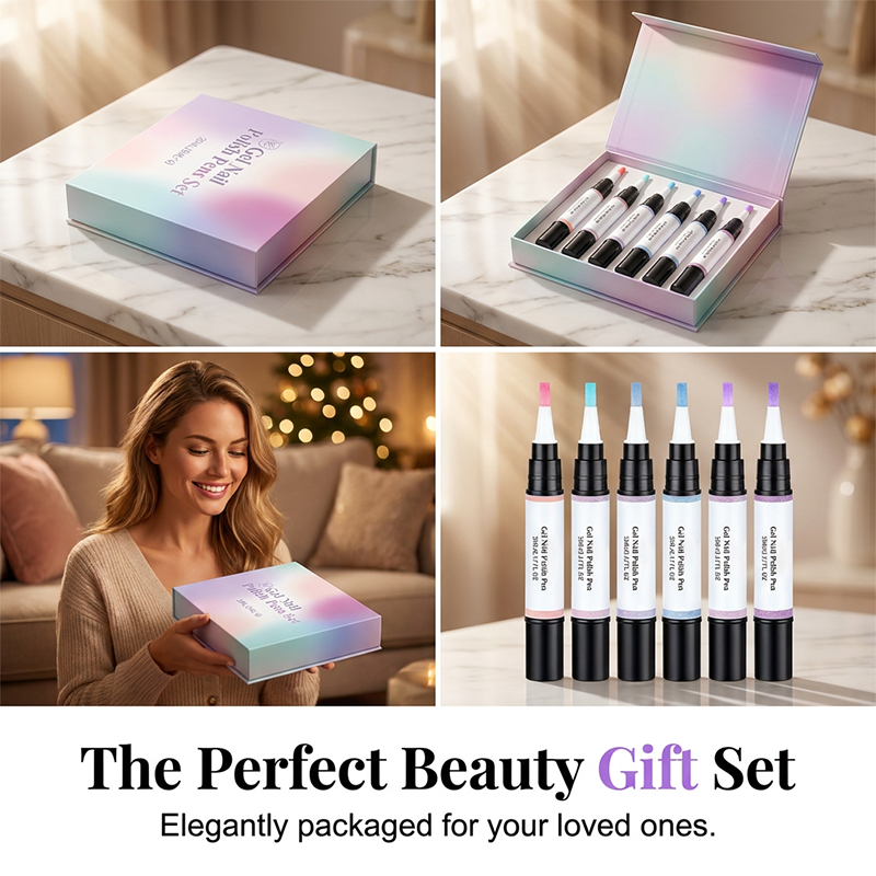 Get Salon Nails Instantly! No-Mess Twist-Pen Gel Polish Set