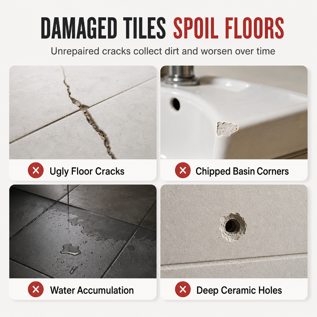 Water Based Ceramic Tile & Marble Repair Paste