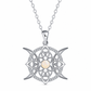 Shine With Sea Opal Instantly! No-Tarnish Celtic Turtle Necklace