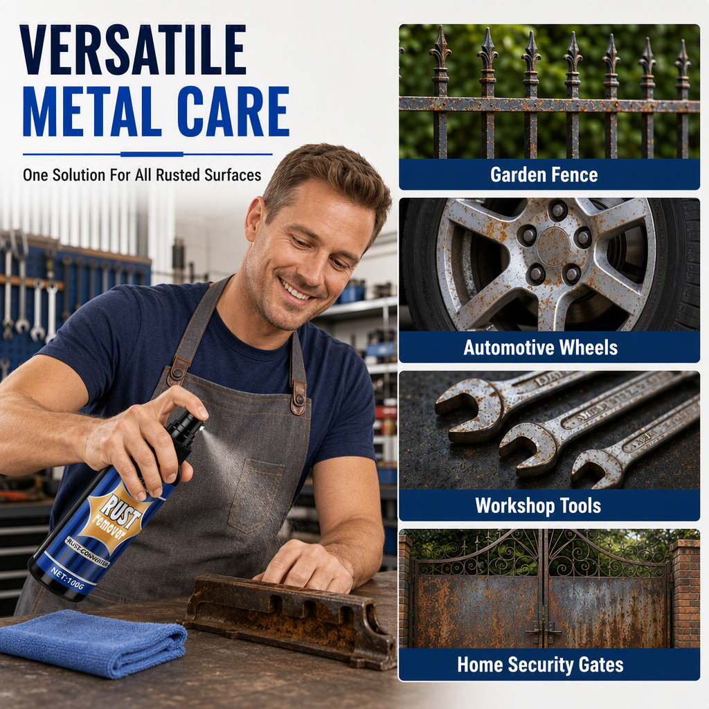 100g Rust Remover Spray and Protective Metal Rust Converter