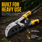 Prune Thick Branches Instantly! Heavy-Duty Compound Pruning Shears