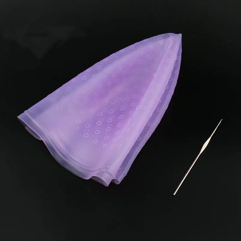 Get Salon Highlights Instantly! Bleed-Free Silicone Hair Dye Cap