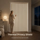 Add Privacy Instantly! No-Drill Adhesive Sliding Curtain
