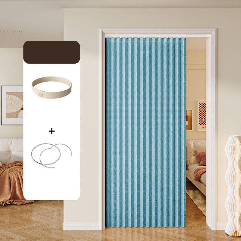 Add Privacy Instantly! No-Drill Adhesive Sliding Curtain