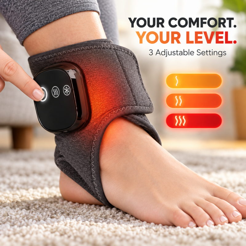 Cordless Electric Heating Wrist & Ankle Massager