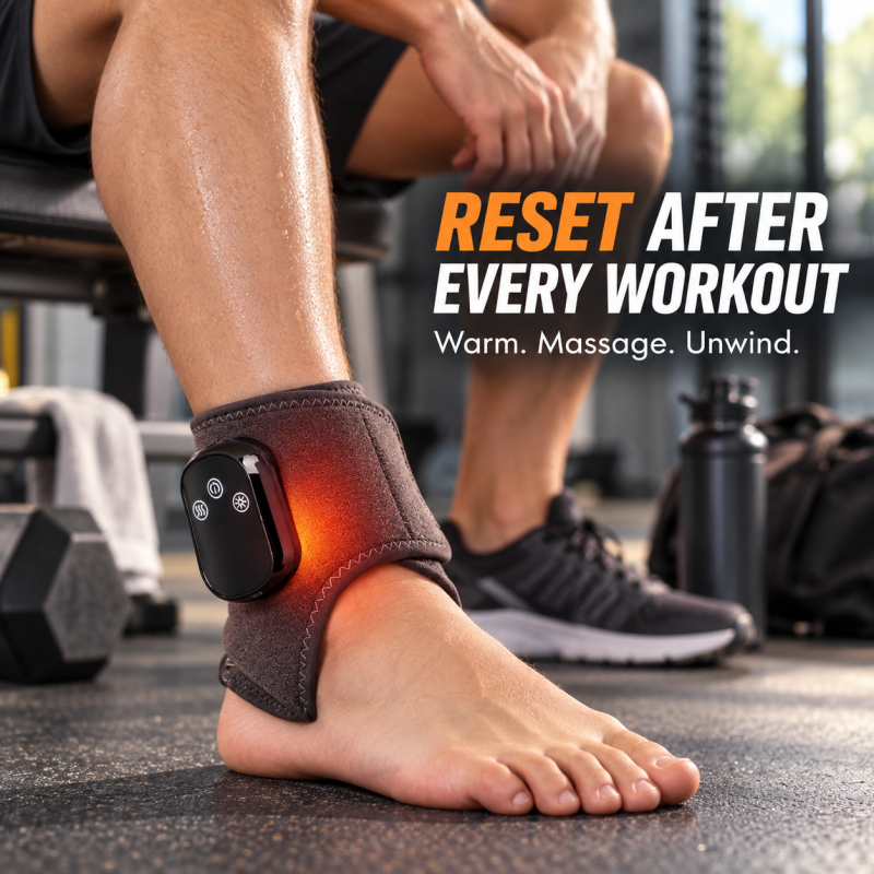 Cordless Electric Heating Wrist & Ankle Massager