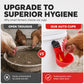 Keep Poultry Hydrated Instantly! Automatic Gravity Waterer Cups