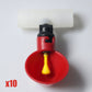 Keep Poultry Hydrated Instantly! Automatic Gravity Waterer Cups