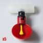 Keep Poultry Hydrated Instantly! Automatic Gravity Waterer Cups