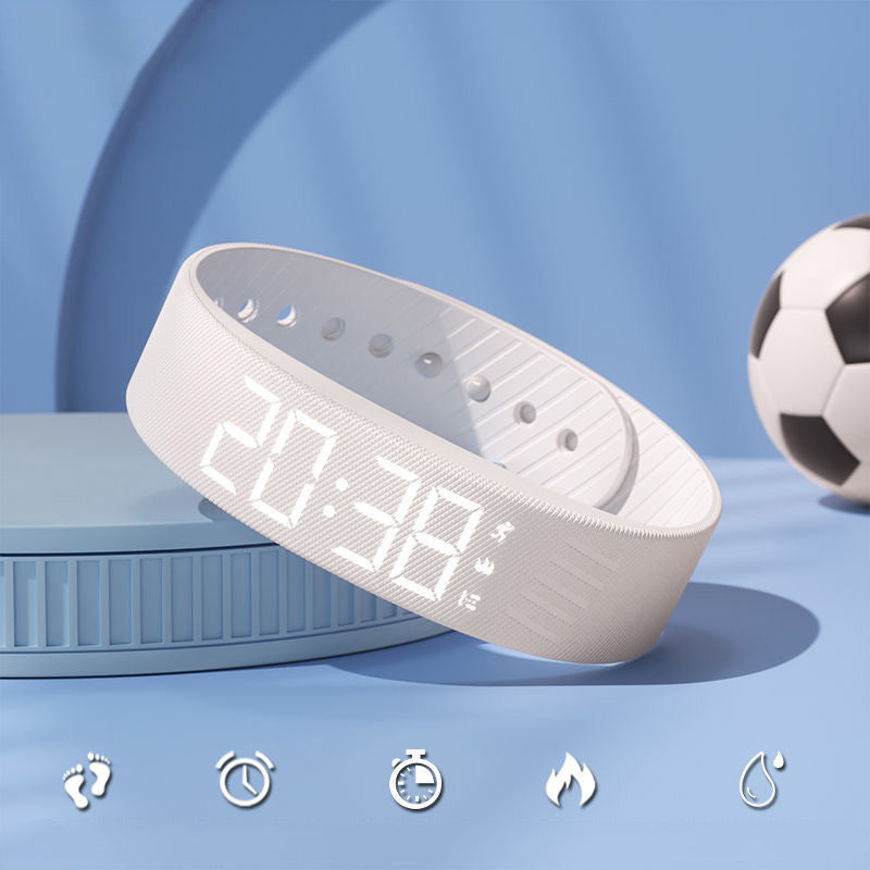 Wake Silently Instantly! USB Rechargeable Vibrating Alarm Sports Watch