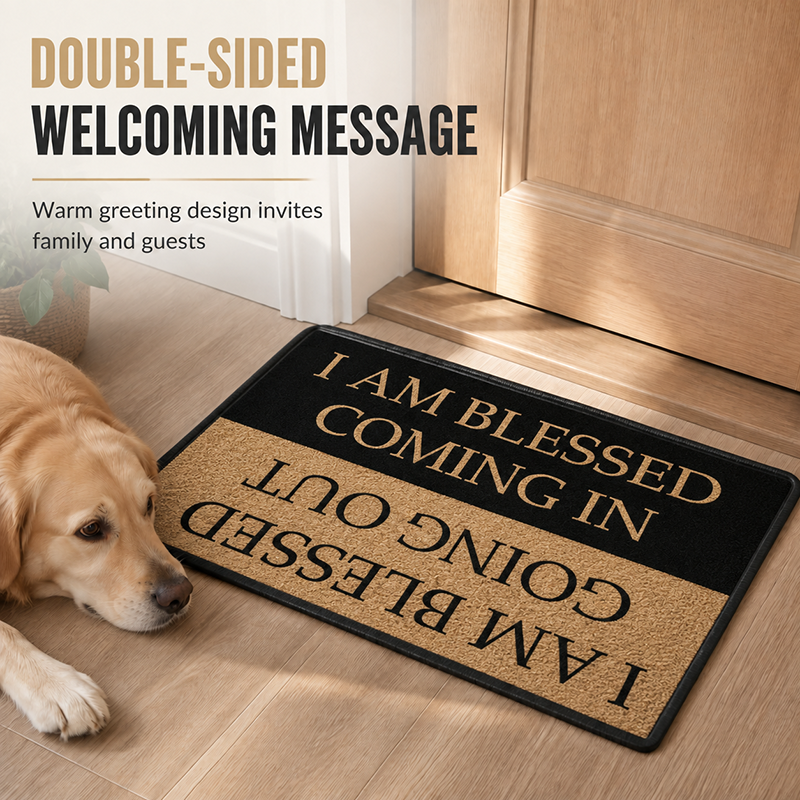Stop Slippery Entryways Instantly! Non-Slip Crystal Velvet Doormat