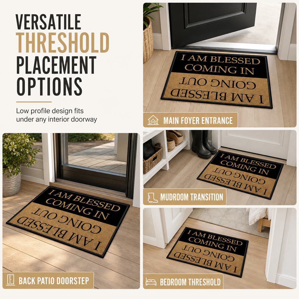 Stop Slippery Entryways Instantly! Non-Slip Crystal Velvet Doormat