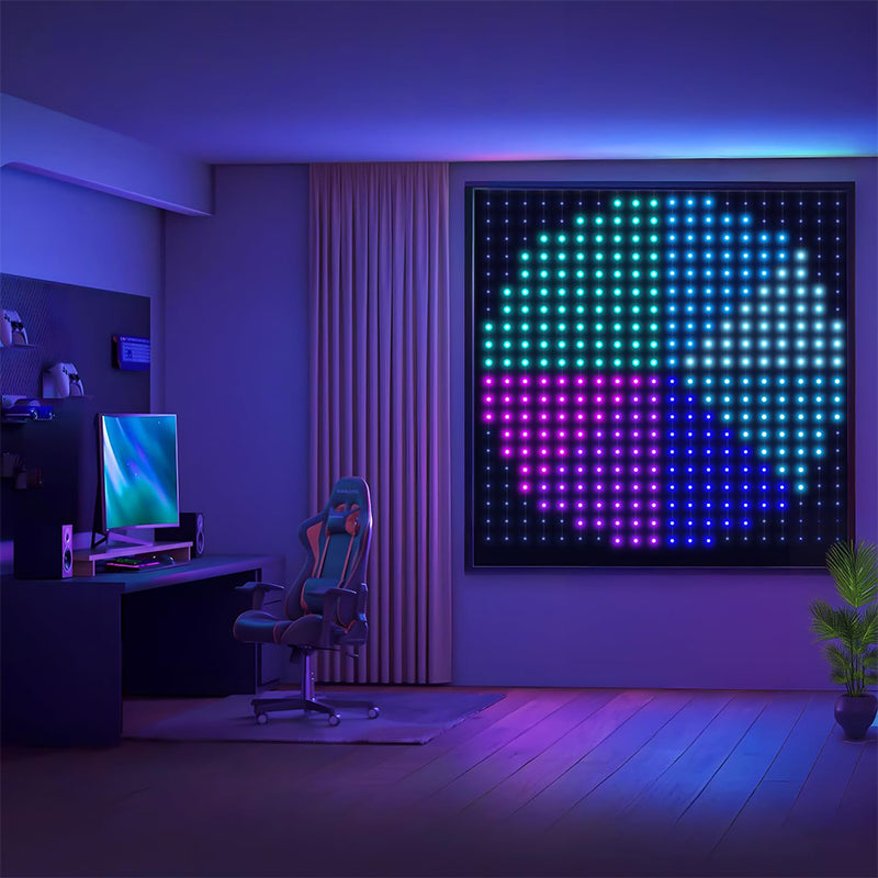 Create Custom Light Shows Instantly! Smart Waterproof LED Curtain Lights
