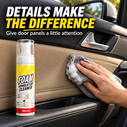 Deep Clean Car Interiors Instantly! Foaming Multi-Surface Cleaner