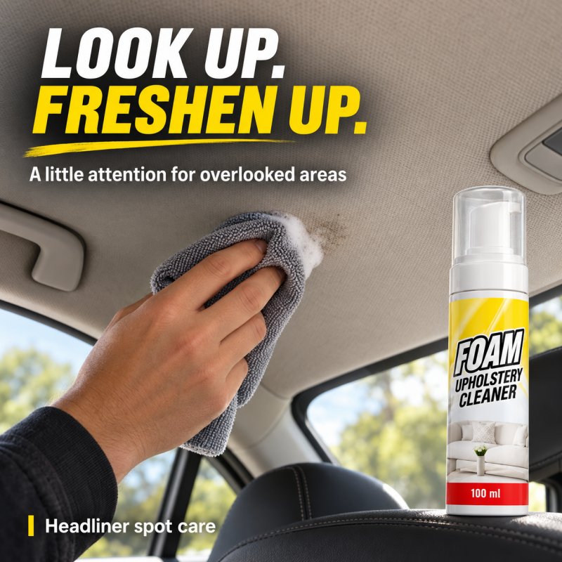 Deep Clean Car Interiors Instantly! Foaming Multi-Surface Cleaner