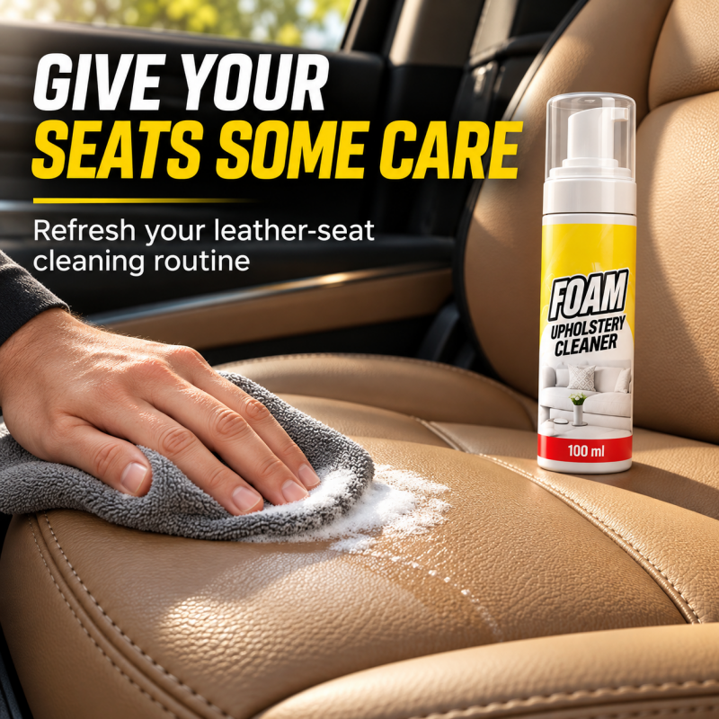 Deep Clean Car Interiors Instantly! Foaming Multi-Surface Cleaner