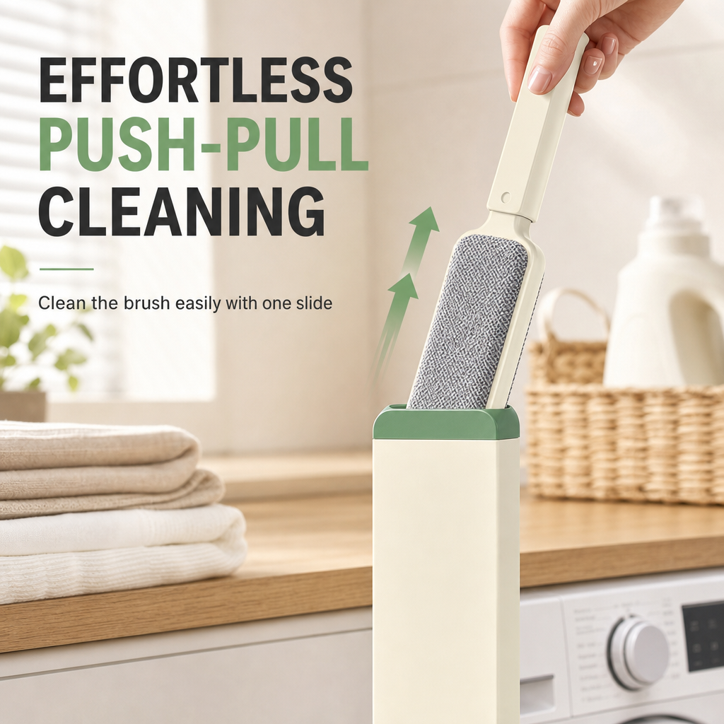 Double-Sided Electrostatic Lint Remover Brush