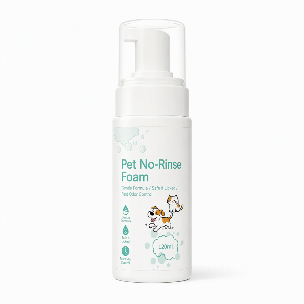 Refresh Pets Instantly! No-Rinse Waterless Pet Cleaning Mousse