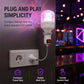Aim Party Lights Instantly! Flexible E27 Gooseneck Light Adapter