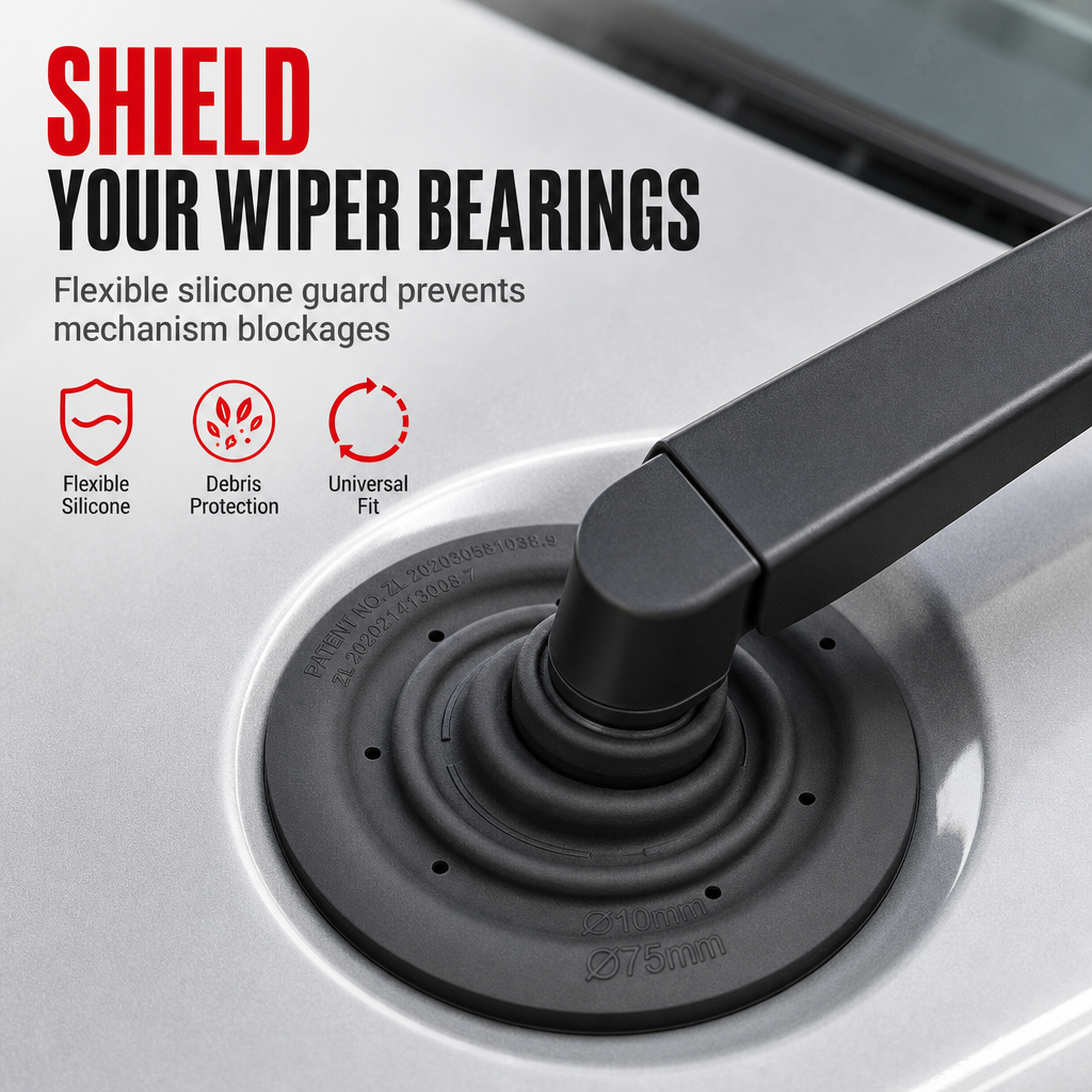 Stop Wiper Debris Instantly! Universal Silicone Wiper Arm Hole Covers
