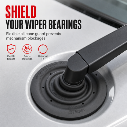 Stop Wiper Debris Instantly! Universal Silicone Wiper Arm Hole Covers