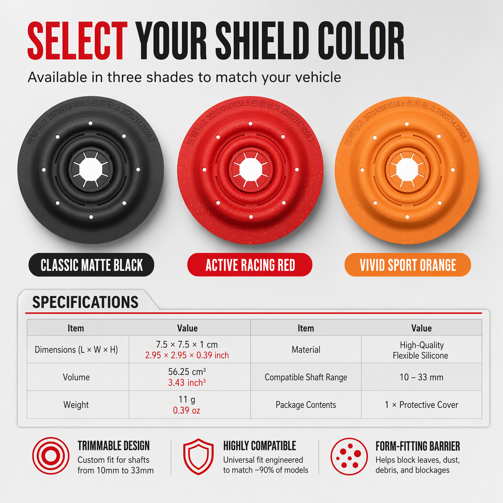 Stop Wiper Debris Instantly! Universal Silicone Wiper Arm Hole Covers
