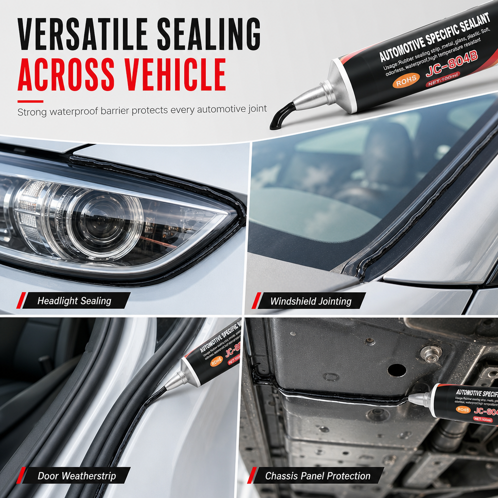 Stop Car Leaks Instantly! Waterproof High-Temp Silicone Sealant