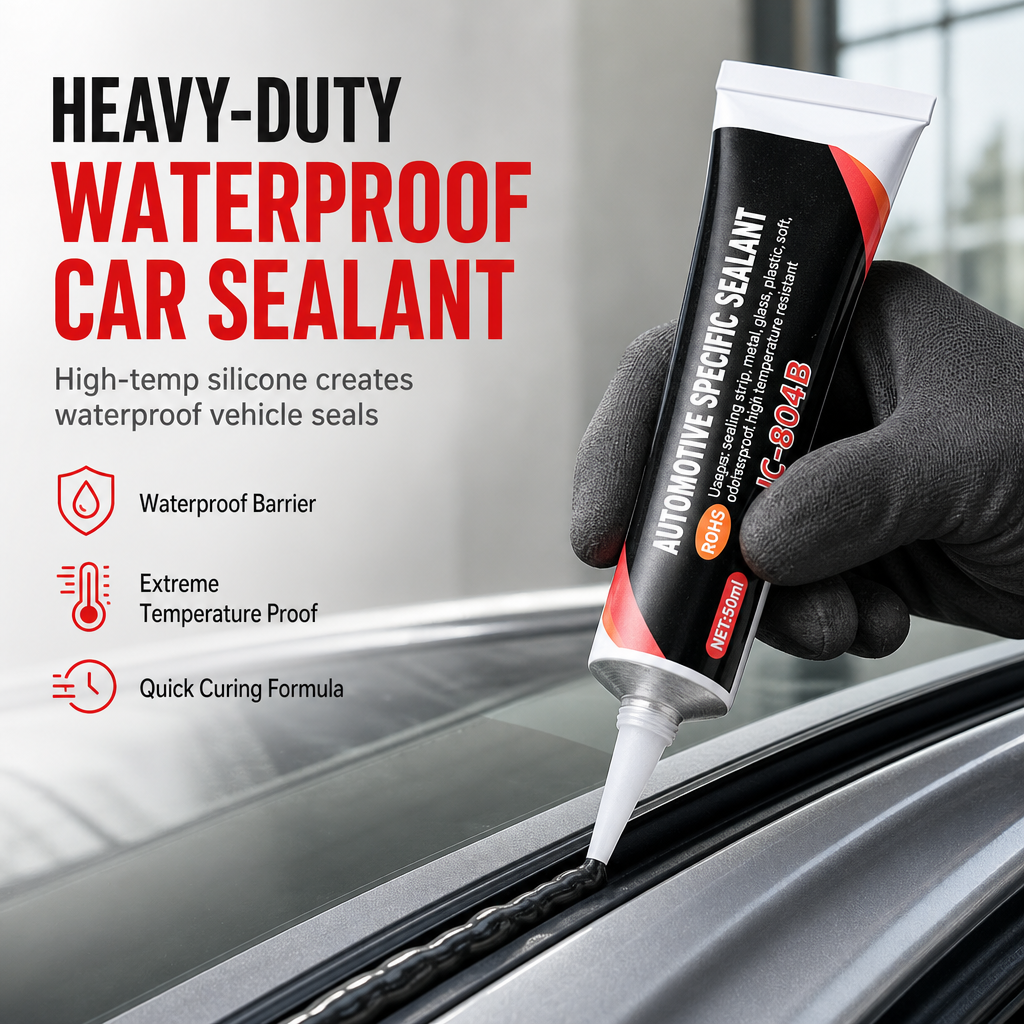 Stop Car Leaks Instantly! Waterproof High-Temp Silicone Sealant