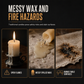 Add Warm Glow Instantly! No-Flame Flickering LED Kerosene Lantern