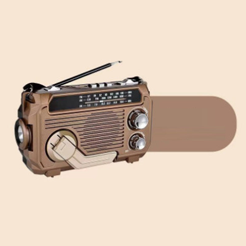 Stay Powered & Connected Instantly! Solar Hand Crank Emergency Radio