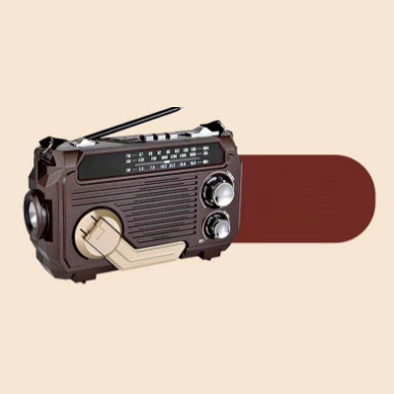 Stay Powered & Connected Instantly! Solar Hand Crank Emergency Radio
