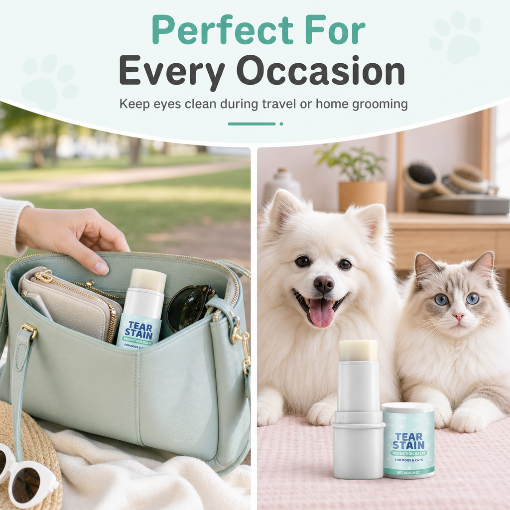 Remove Tear Stains Instantly! Gentle Pet Eye Cleaning Stick